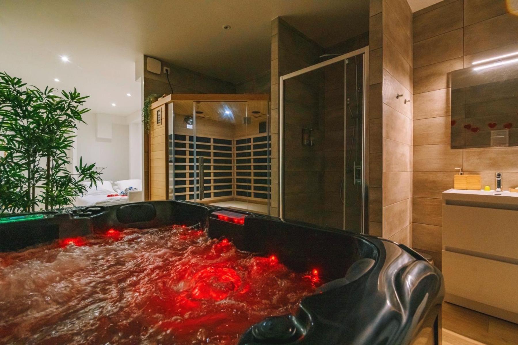 Spa Appartement O Temps Suspendu Reims Centre Sauna Et Jacuzzi Eksteriør bilde